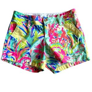Lilly Pulitzer Womens 5” Callahan Shorts Multicolor Size 2